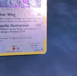 Pokemon Lugia Secret Wonders Holo Rare Holobleed 14/132 2007 - Image 5