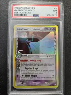 Pokemon PSA 7 EX Delta Species Gardevoir Holo Rare 6/113 NM - Image 1