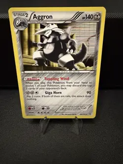 Pokemon Aggron Holo #80 Dragons Exalted NM - Image 1