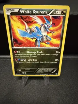 Pokemon White Kyurem Reverse Holo #102 Boundaries Crossed NM - Image 1