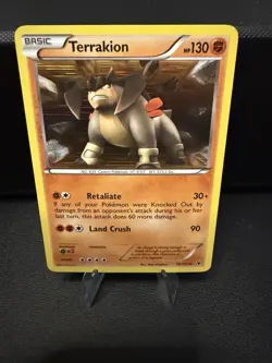 Pokemon Terrakion Holo #73 Noble Victories NM - Image 1