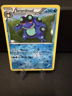 Pokemon Seismitoad Reverse Holo #24 Noble Victories NM - Image 1