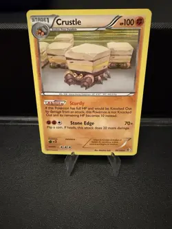 Pokemon Crustle Holo #85 Boundaries Crossed NM - Image 1