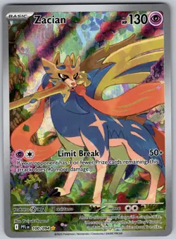 Zacian 100/094 Illustration Rare Phantasmal Flames Pokemon Near Mint - Image 1