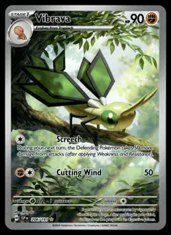 Vibrava 206/191 Illustration Rare Surging Sparks Pokemon Near Mint - Image 1