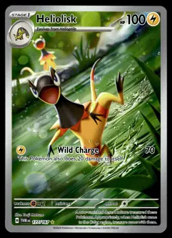 Heliolisk 177/167 Illustration Rare Twilight Masquerade Pokemon Near Mint - Image 1