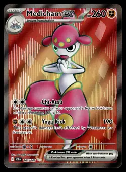 Medicham ex 161/142 Ultra Rare Stellar Crown Pokemon Near Mint - Image 1