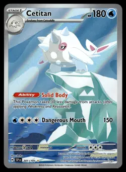 Cetitan 201/191 Illustration Rare Surging Sparks Pokemon Near Mint - Image 1
