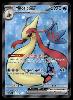 Milotic ex 217/191 Ultra Rare Surging Sparks Pokemon Near Mint - Image 1