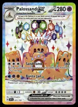Palossand ex 221/191 Ultra Rare Surging Sparks Pokemon Near Mint - Image 1