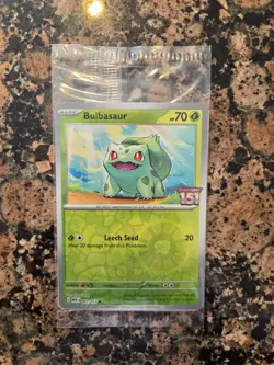 Sealed Bulbasaur Best Buy Promo 001/165 Pokemon 151 TCG - Image 1