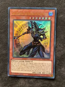 INFO-EN006 Dark Magician the Magician of Black Magic Ultra Rare Yugioh 1st - Image 1