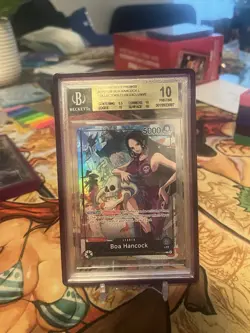 Boa Hancock (2025 PSA Magazine Promo) OP07-038 One Piece Promotion Foil BGS 10 - Image 1