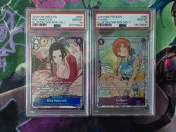 PSA 10 Boa Hancock & O-Nami One Piece Illustration Box Vol. 1 Promos - Image 1