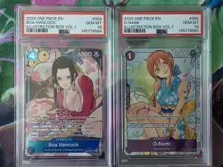 PSA 10 Boa Hancock & O-Nami One Piece Illustration Box Vol. 1 Promos - Image 2