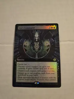 Gix's Command (FOIL) x1 - MTG The Brothers' War BRO #327 - Image 1