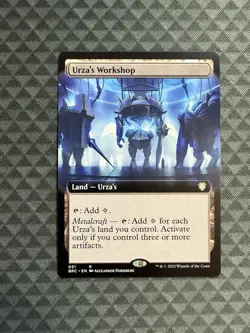 MTG Urza’s Workshop #051 Extended Art Rare Commander: The Brothers’ War (BRC) - Image 1