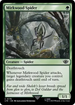 NM Mirkwood Spider, MTG, Lord of the Rings, Magic the Gathering, 178 - Image 1