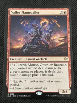 Valley Flamecaller 158 Bloomburrow NM MTG - Image 1