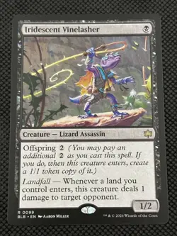 Iridescent Vinelasher 99 Bloomburrow NM MTG - Image 1