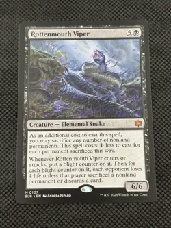 Rottenmouth Viper 107 Bloomburrow NM MTG - Image 1
