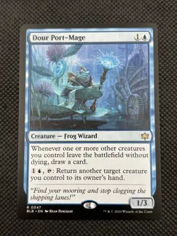 Dour Port-Mage 47 Bloomburrow NM MTG - Image 1