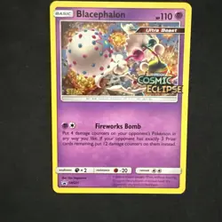 Blacephalon Prerelease Staff SM221 Sm Holo Black Star Promo Sun & Moon Pokemon - Image 1