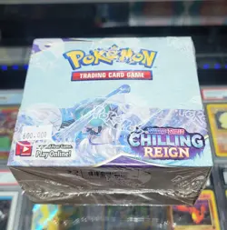 Pokemon Chilling Reign Factory Sealed Booster Box - Image 1