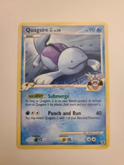 Pokemon TGC 2009 Rising Rivals Quagsire GL 76/111 Regular Common card Near Mint - Image 2