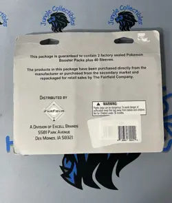 Pokemon 2 Packs 40 Sleeves Evolutions Sun Moon Crimson Invasion - Image 2