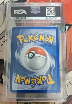 2004 Pokemon ex Hidden Legends Dark Celebi Holo PSA 8 - Image 2