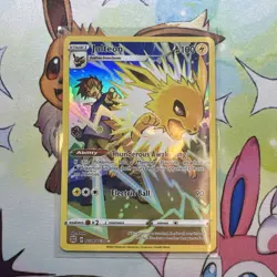 2022 POKEMON SWORD & SHIELD BRILLIANT STARS #TG04 FULL ART/JOLTEON PSA 9 #TG04 - Image 1