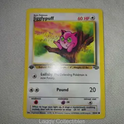 Pokemon Jungle 54/64 Jigglypuff - 1st Edition Common - Lightly Played - Image 3