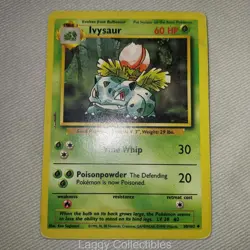 Pokemon Base Set Unlimited 30/102 Ivysaur - Uncommon - Damaged - Image 3