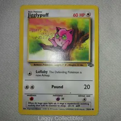 Pokemon Jungle 54/64 Jigglypuff - Common - Damaged - Image 3