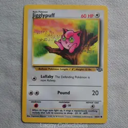 Pokemon Jungle 54/64 Jigglypuff - Common - Damaged - Image 1
