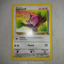 Pokemon Jungle 54/64 Jigglypuff - Common - Damaged - Image 3