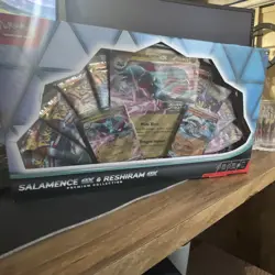 Pokemon TCG Salamence ex & Reshiram ex Premium Collection Box Promo EN 2024 - Image 1