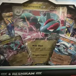 Pokemon TCG Salamence ex & Reshiram ex Premium Collection Box Promo EN 2024 - Image 2