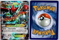 M Scizor EX 77/122 Holo EX Rare BREAKpoint Pokemon - Image 3