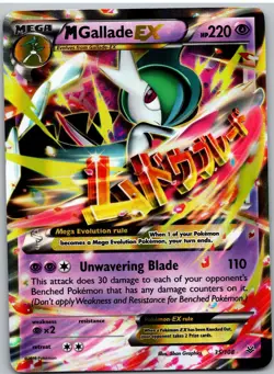 M Gallade EX 35/108 Holo EX Rare Roaring Skies Pokemon - Image 1