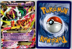 M Gallade EX 35/108 Holo EX Rare Roaring Skies Pokemon - Image 3