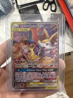 Pokemon TCG Charizard & Braixen GX Holo Ultra Rare - Image 1