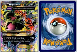 M Tyranitar EX 43/98 Holo EX Rare Ancient Origins Pokemon - Image 3