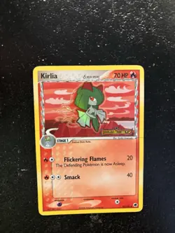 Kirlia 33/101 Dragon Frontiers Delta Species Reverse Holo Rare Pokemon TCG HP - Image 2