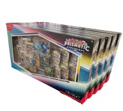 8x Pokemon Prismatic Evolutions Lucario EX and Tyranitar EX Premium Collections - Image 1
