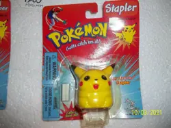 2) POKEMON Pikachu Bulbasaur Stapler Figure Toy Stationary Set Toy Island - Image 4