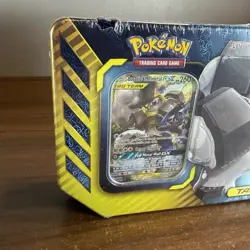 Pokemon Melmetal & Lucario GX Tag Team Tin Power Partnerships New Factory Sealed - Image 3