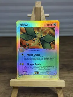 Vibrava 22/97 EX Dragon Reverse Holo Rare 2003 Pokemon - LP/NM - Image 1
