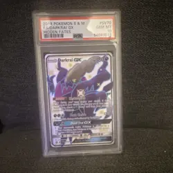 The Pokemon Company 2019 Darkrai GX SV70/SV94 Hidden Fates PSA 10 EN - Image 1